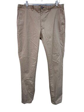 Nifty Genius Men’s Size 36 Tan Khaki Straight Leg Pants